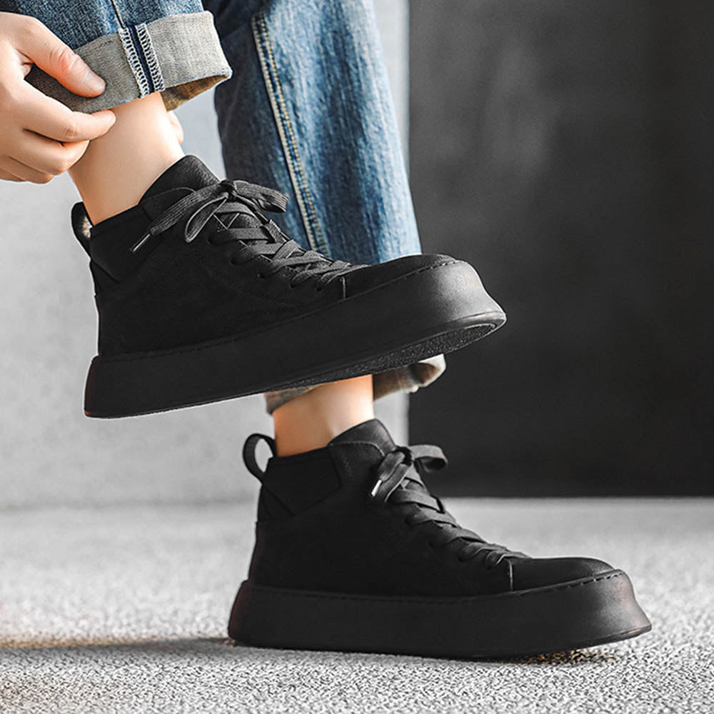 Midnight Trek Genuine Leather Boots