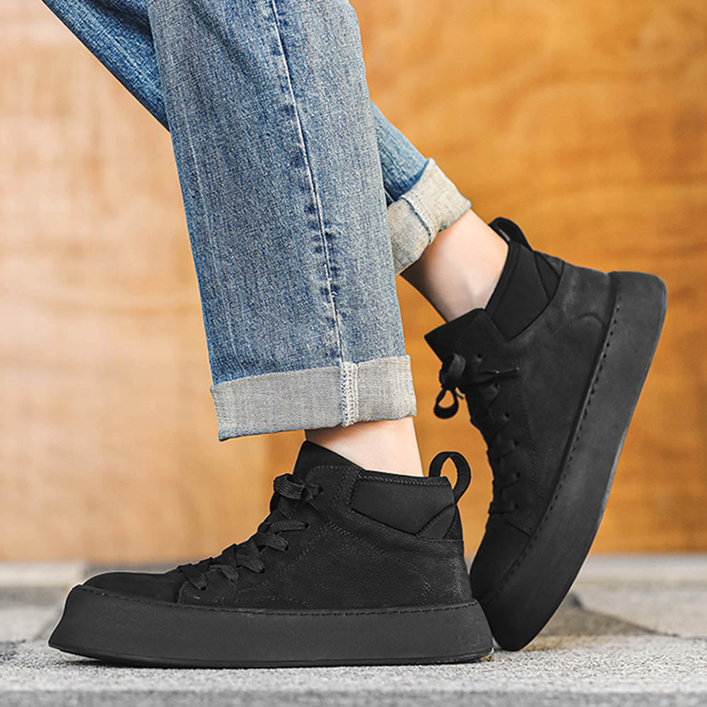 Midnight Trek Genuine Leather Boots