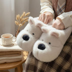 Toasty Tots Cute Puppy Cotton Slippers
