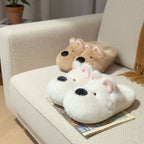 Toasty Tots Cute Puppy Cotton Slippers